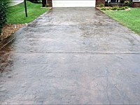 Concrete Driveway Textured-Drive, Louisville, KY 
